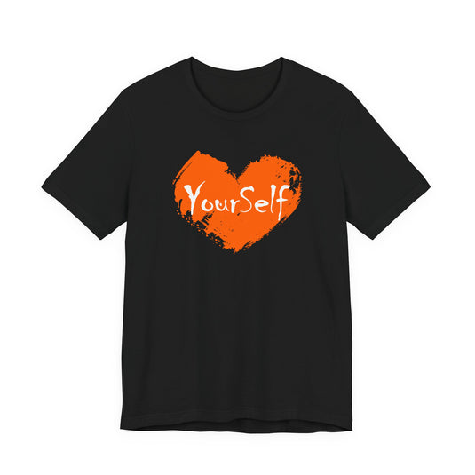 Orange - Love Yourself Short Sleeve Tee