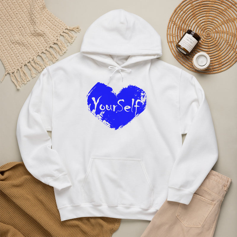 Load image into Gallery viewer, Royal Blue - Love Yourself Hooded Sweatshirt
