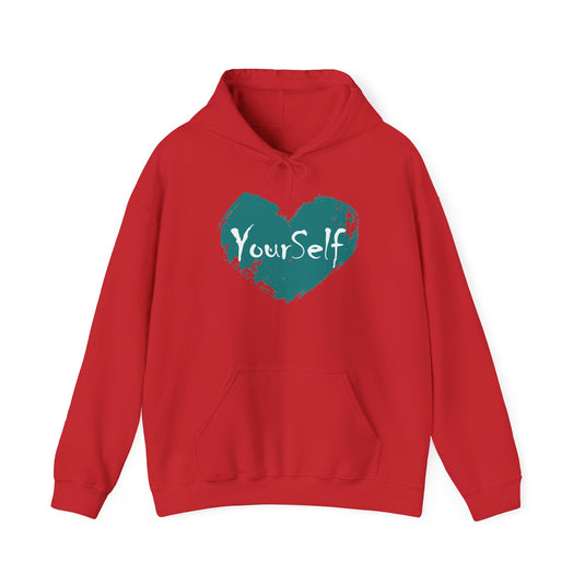 Teal - Love Yourself Hooded Sweatshirt