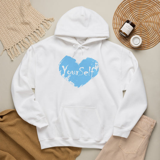 Powder Blue - Love Yourself Hooded Sweatshirt