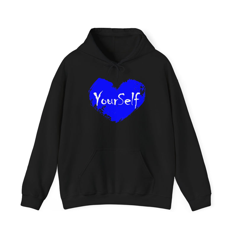 Load image into Gallery viewer, Royal Blue - Love Yourself Hooded Sweatshirt
