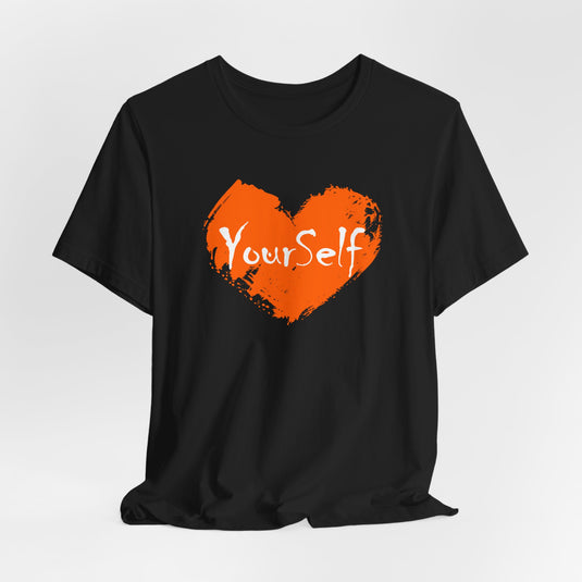 Orange - Love Yourself Short Sleeve Tee