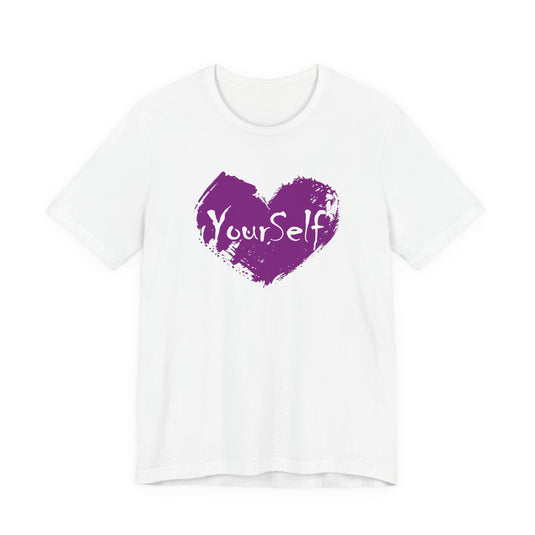 Purple - Love Yourself Short Sleeve Tee