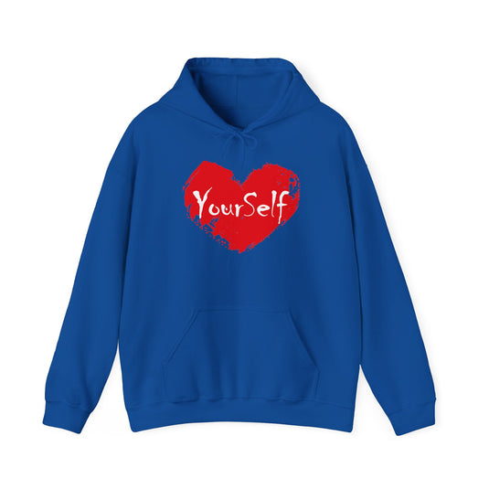 Red - Love Yourself Hooded Sweatshirt