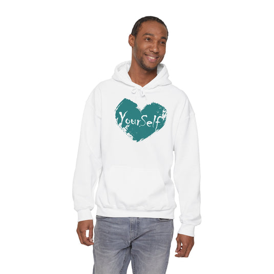 Teal - Love Yourself Hooded Sweatshirt