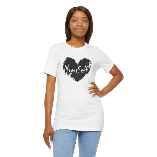Black  - Love Yourself Short Sleeve Tee
