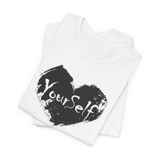 Black  - Love Yourself Short Sleeve Tee