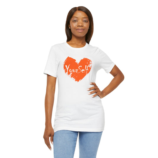 Orange - Love Yourself Short Sleeve Tee