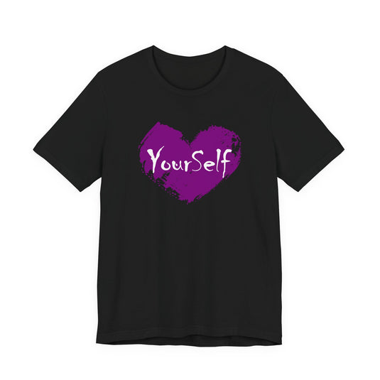 Purple - Love Yourself Short Sleeve Tee