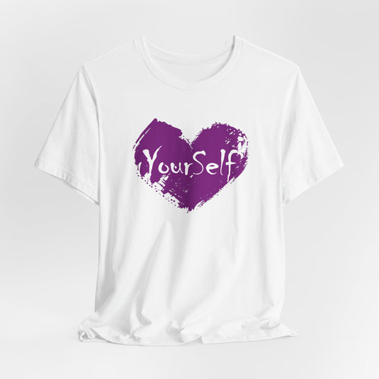 Purple - Love Yourself Short Sleeve Tee