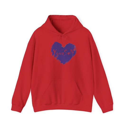 Purple - Love Yourself Hooded Sweatshirt