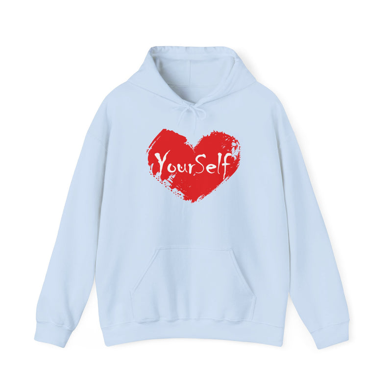 Load image into Gallery viewer, Red - Love Yourself Hooded Sweatshirt
