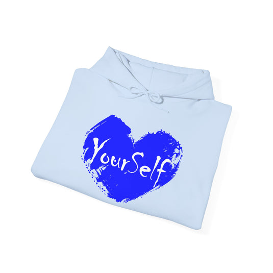 Royal Blue - Love Yourself Hooded Sweatshirt