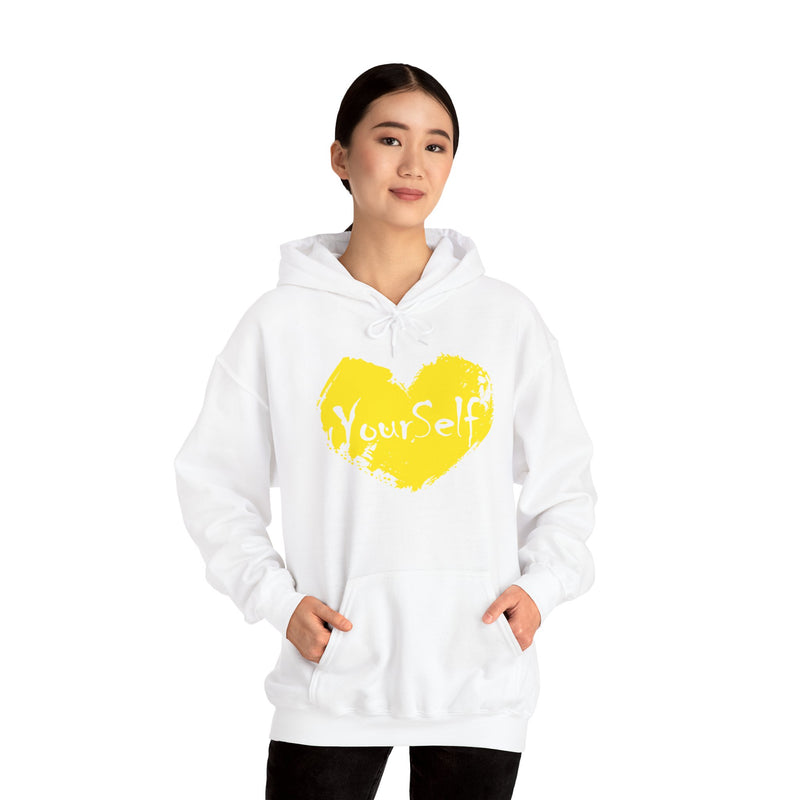Load image into Gallery viewer, Yellow - Love Yourself Hooded Sweatshirt
