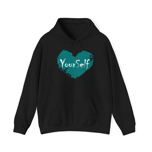 Teal - Love Yourself Hooded Sweatshirt