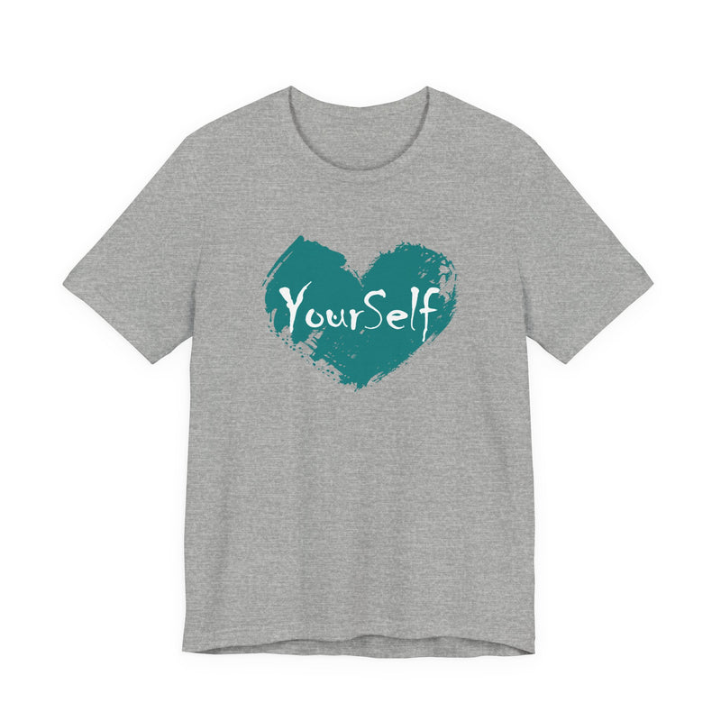 Load image into Gallery viewer, Teal Green - Love Yourself Short Sleeve Tee
