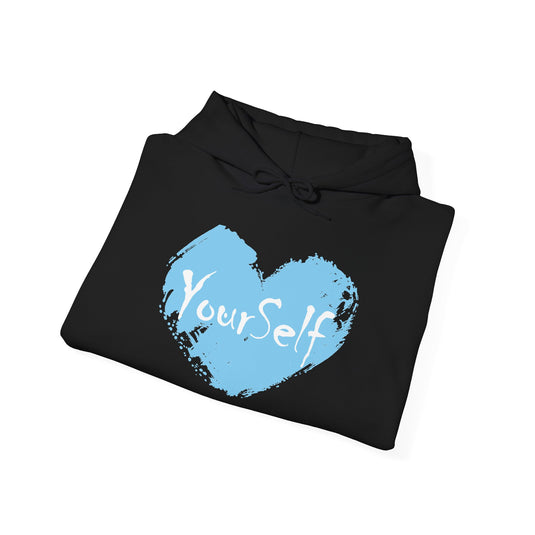 Powder Blue - Love Yourself Hooded Sweatshirt