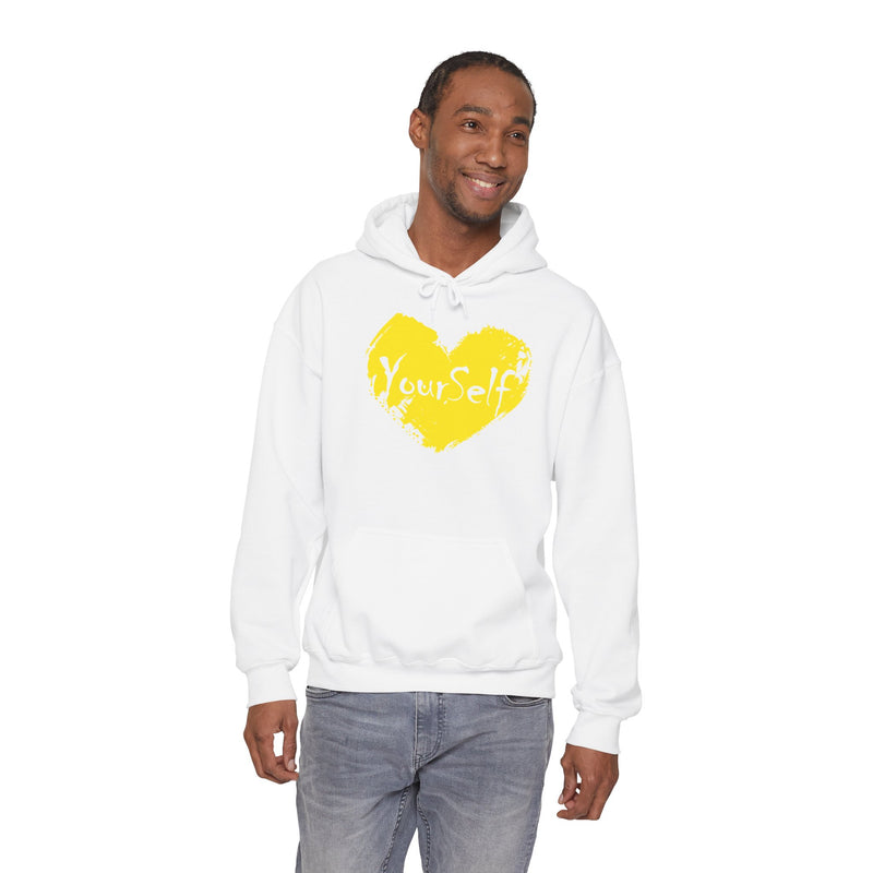 Load image into Gallery viewer, Yellow - Love Yourself Hooded Sweatshirt
