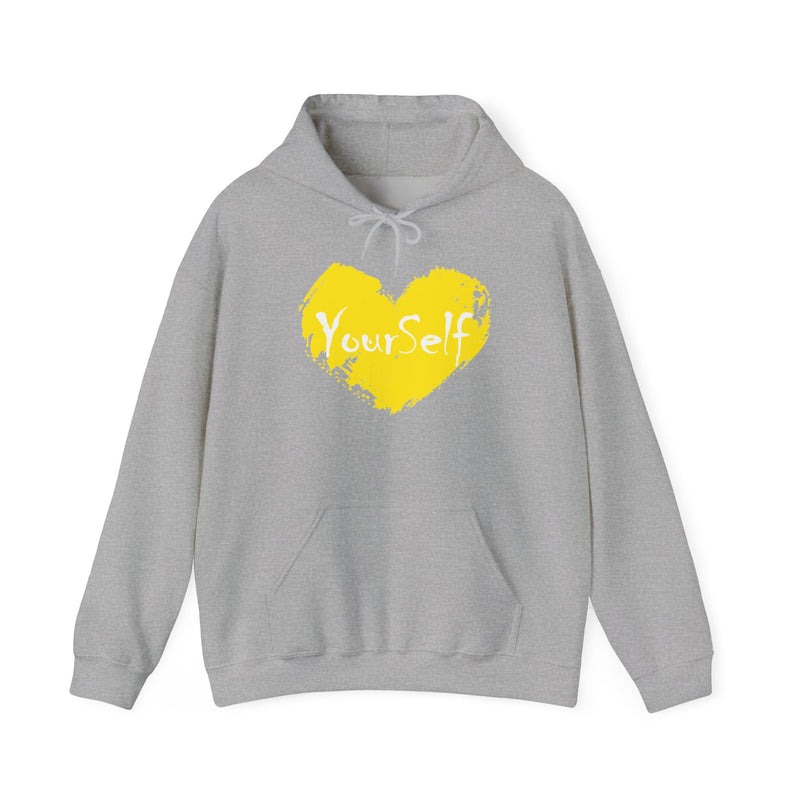 Load image into Gallery viewer, Yellow - Love Yourself Hooded Sweatshirt
