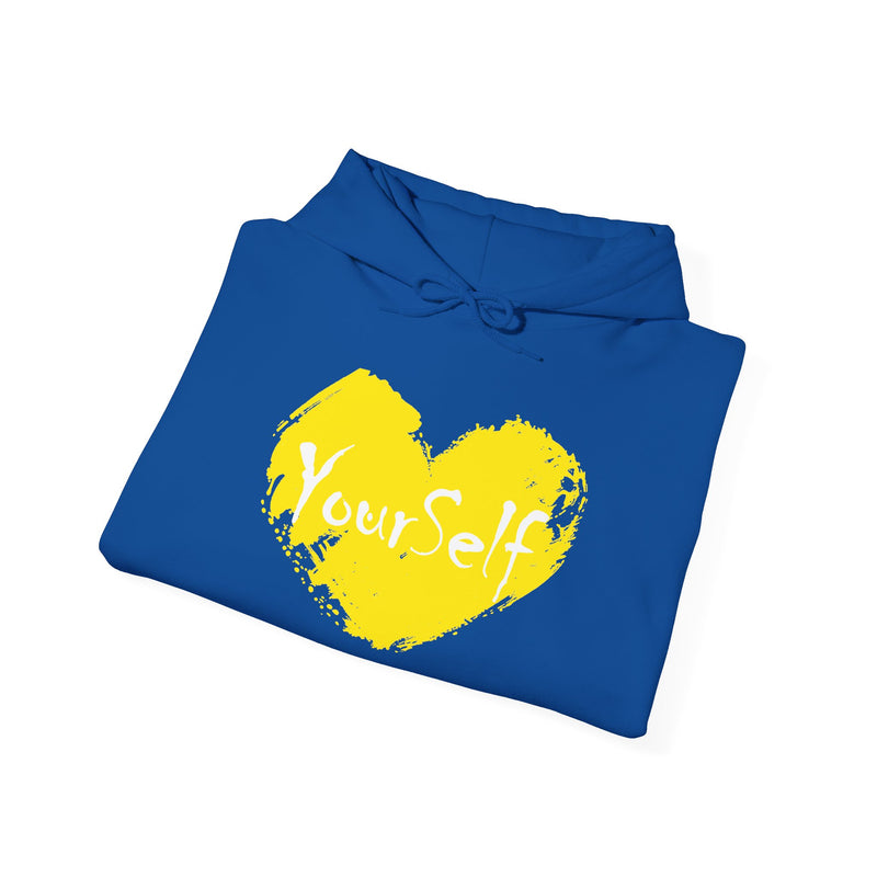 Load image into Gallery viewer, Yellow - Love Yourself Hooded Sweatshirt
