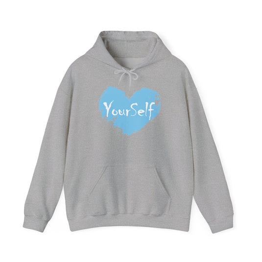 Powder Blue - Love Yourself Hooded Sweatshirt