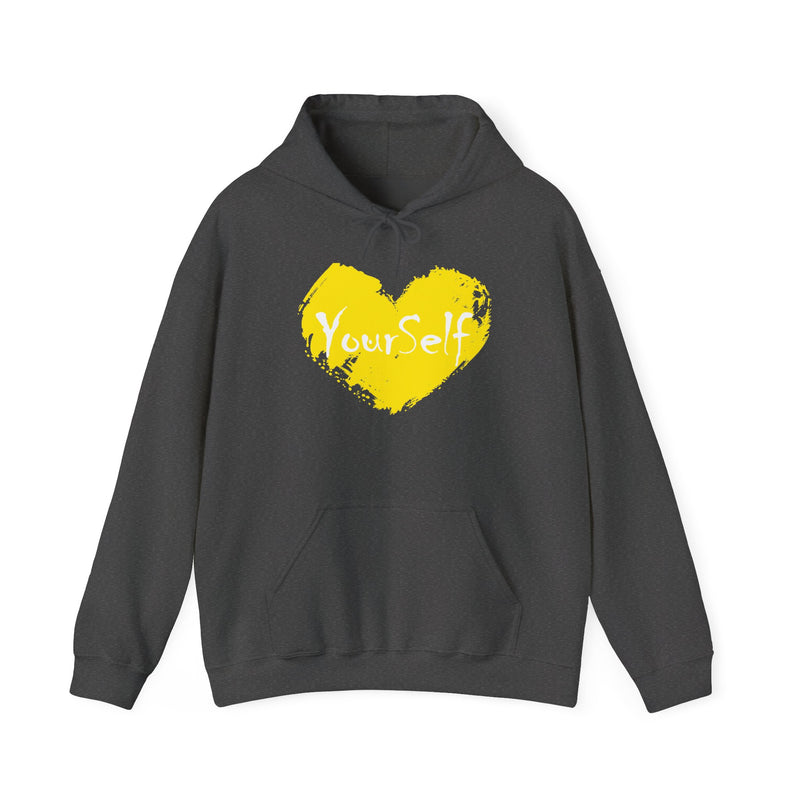 Load image into Gallery viewer, Yellow - Love Yourself Hooded Sweatshirt
