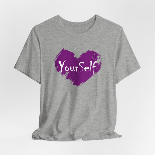 Purple - Love Yourself Short Sleeve Tee
