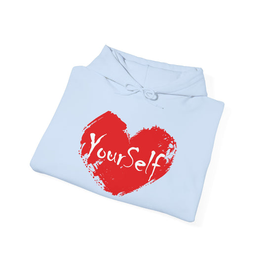 Red - Love Yourself Hooded Sweatshirt