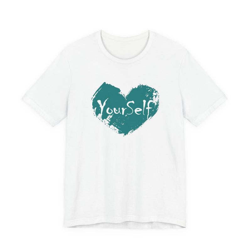 Load image into Gallery viewer, Teal Green - Love Yourself Short Sleeve Tee
