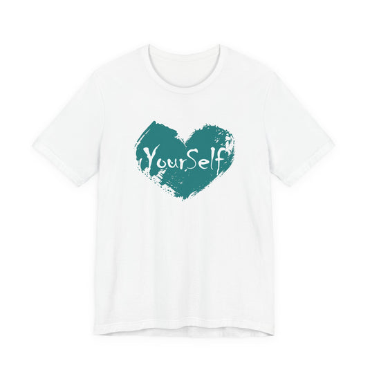 Teal Green - Love Yourself Short Sleeve Tee