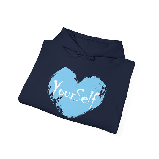 Powder Blue - Love Yourself Hooded Sweatshirt