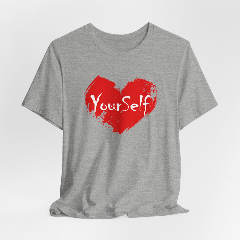 Load image into Gallery viewer, Red - Love Yourself Short Sleeve Tee
