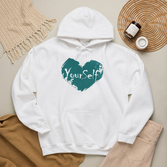 Teal - Love Yourself Hooded Sweatshirt
