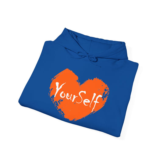 Orange - Love Yourself Hooded Sweatshirt