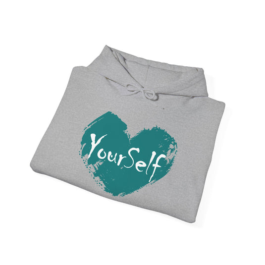 Teal - Love Yourself Hooded Sweatshirt