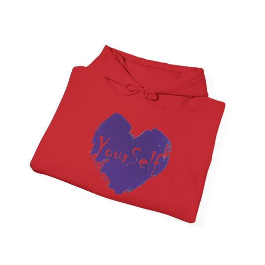 Purple - Love Yourself Hooded Sweatshirt