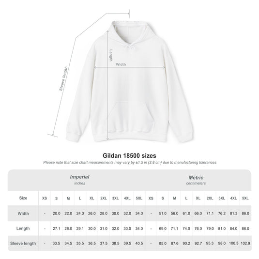 Orange - Love Yourself Hooded Sweatshirt