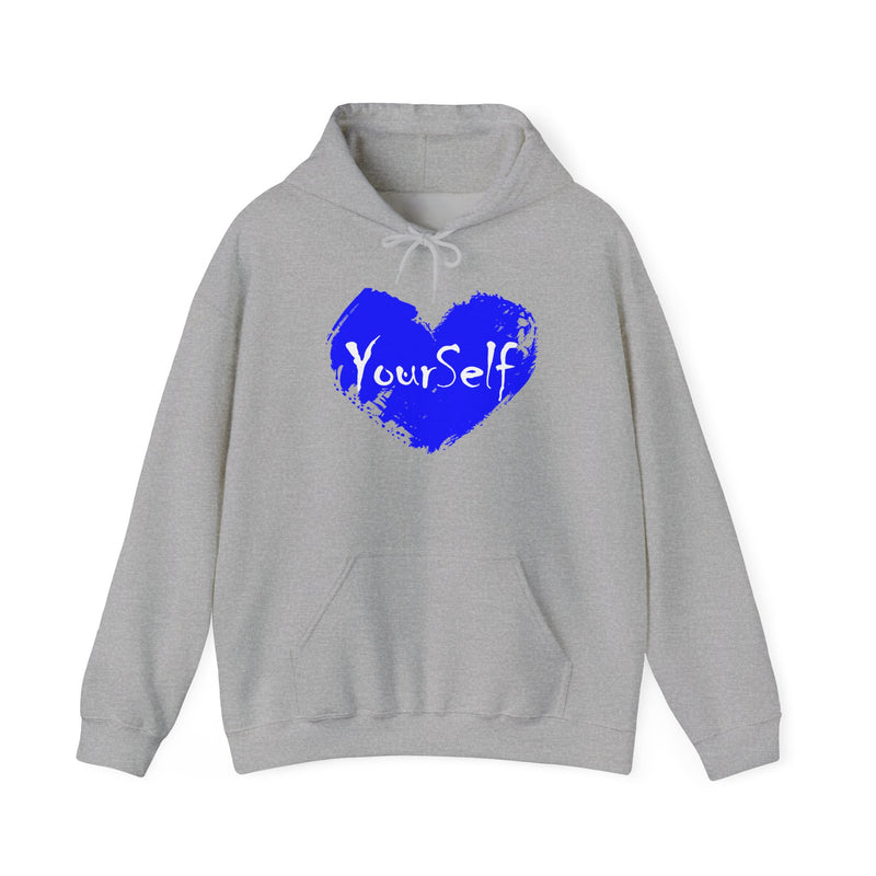 Load image into Gallery viewer, Royal Blue - Love Yourself Hooded Sweatshirt

