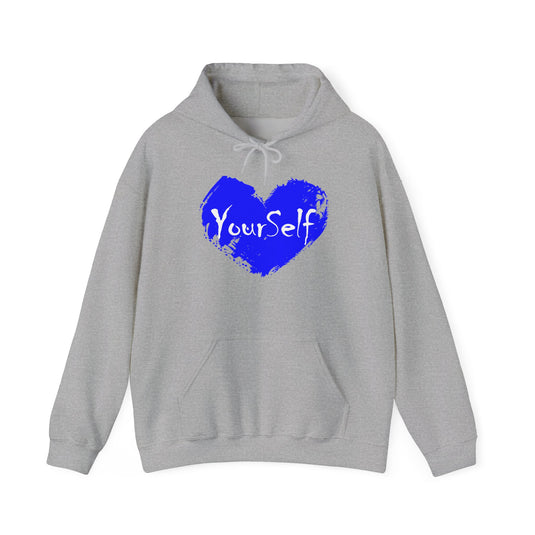 Royal Blue - Love Yourself Hooded Sweatshirt