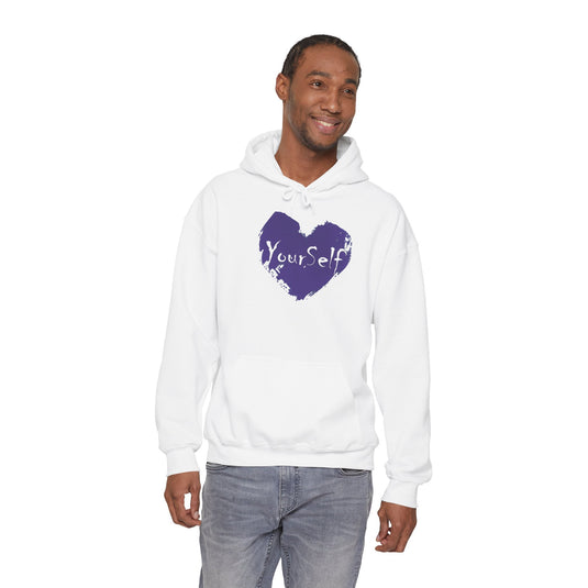 Purple - Love Yourself Hooded Sweatshirt