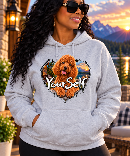 Poodle Love YourSelf Hoodie