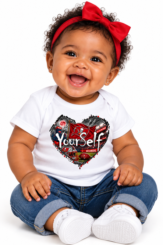 LY Tampa Bay Buccaneers Heart T-Shirt