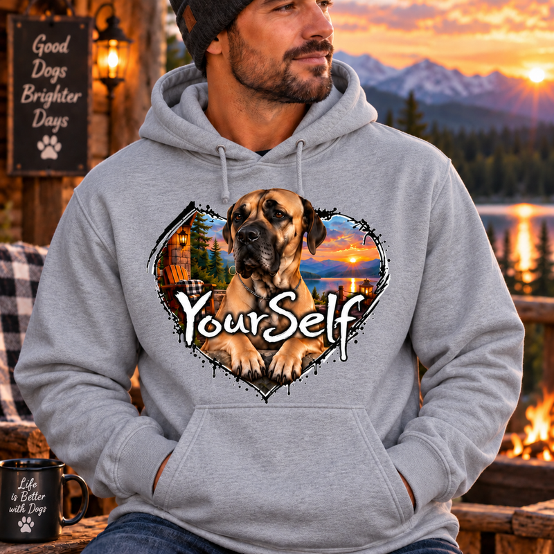 Load image into Gallery viewer, Italian Mastiff Love YourSelf Hoodie
