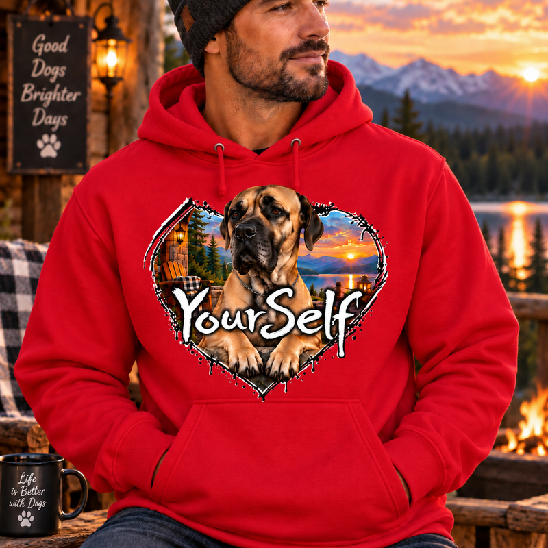 Load image into Gallery viewer, Italian Mastiff Love YourSelf Hoodie
