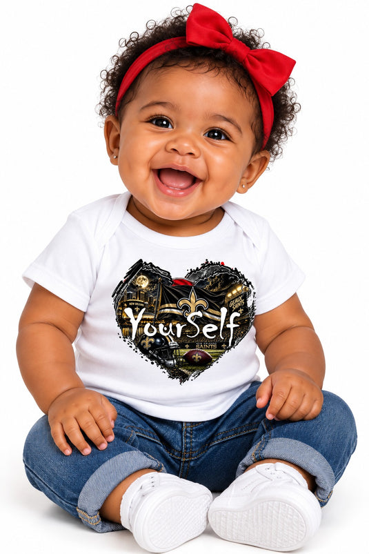 LY New Orleans Saints Heart T-Shirt