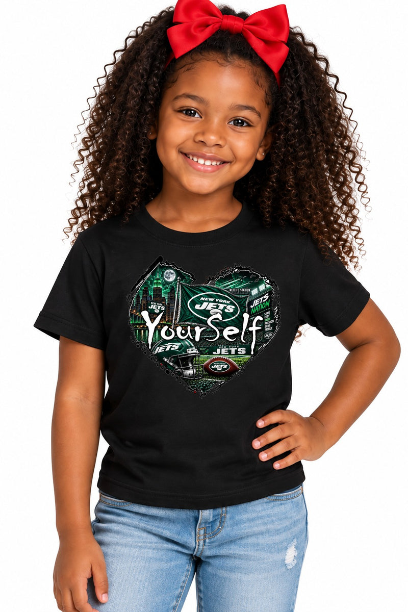 Load image into Gallery viewer, LY Jets Heart Graphic T-Shirt
