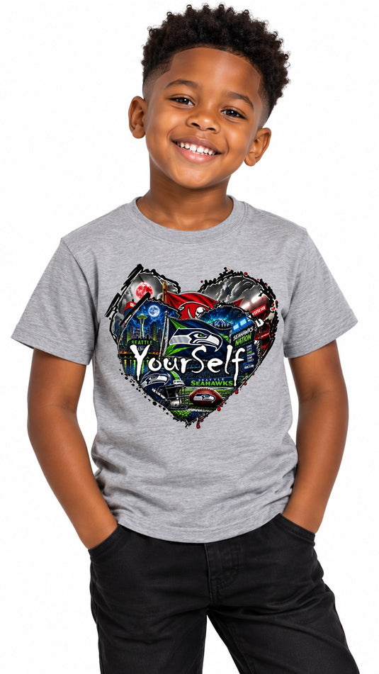 LYSeattle Heart Graphic T-Shirt