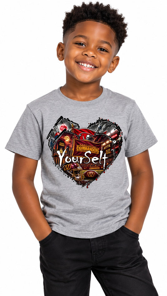 LY Washington  Heart Graphic T-Shirt