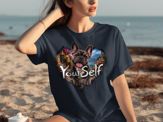 French bulldog with 