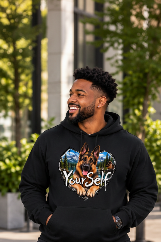 German Shepherd Love Yourself Hoodie